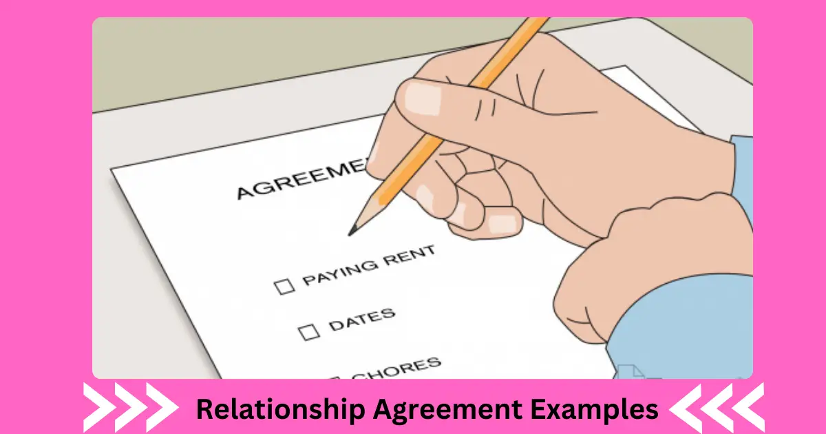 Relationship Agreement Examples